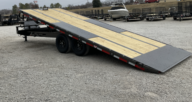 GRTX 102 x 22 Deckover Tilt Trailer for rent in Garden Ridge, Texas
